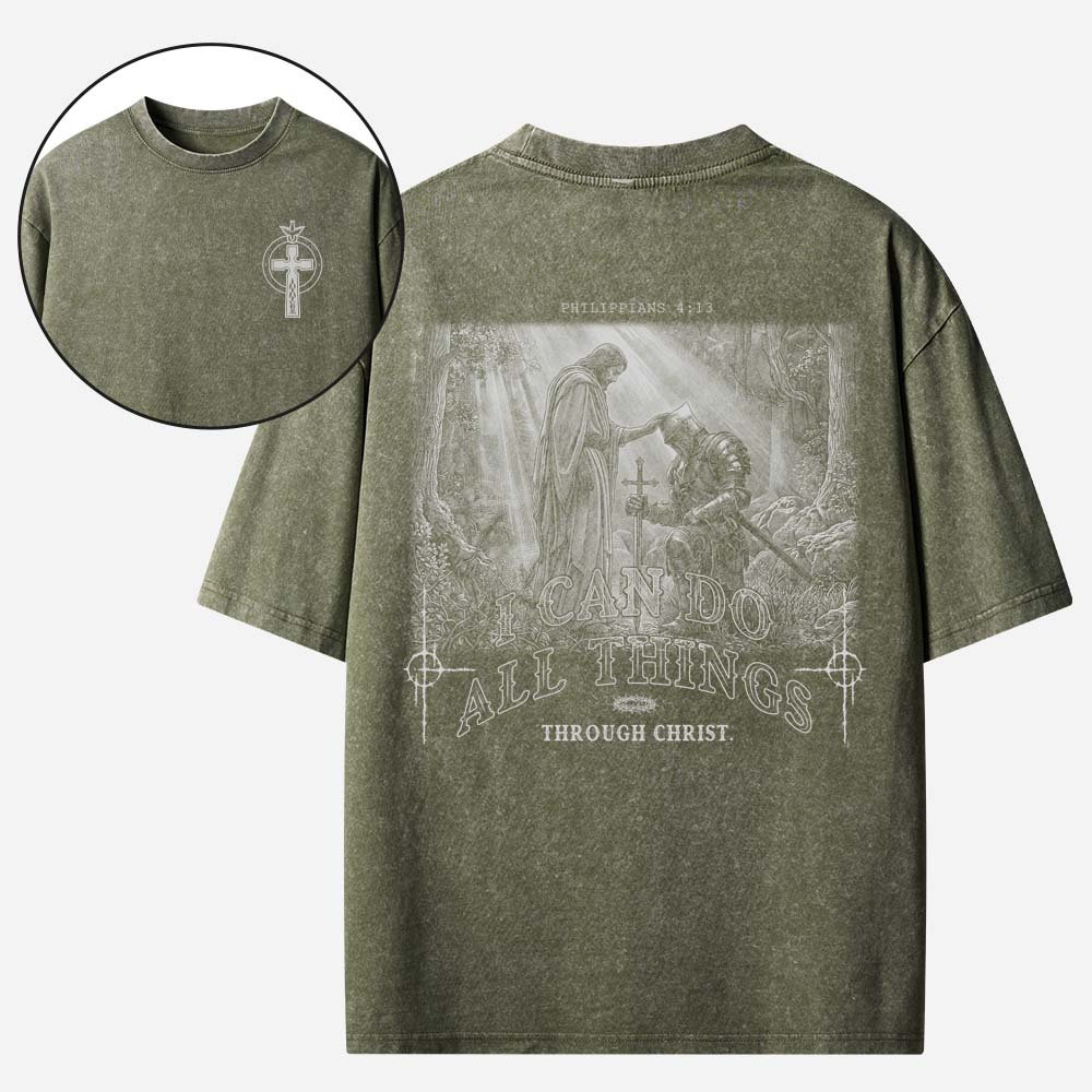 I Can Do All Things Vintage Washed T-Shirt