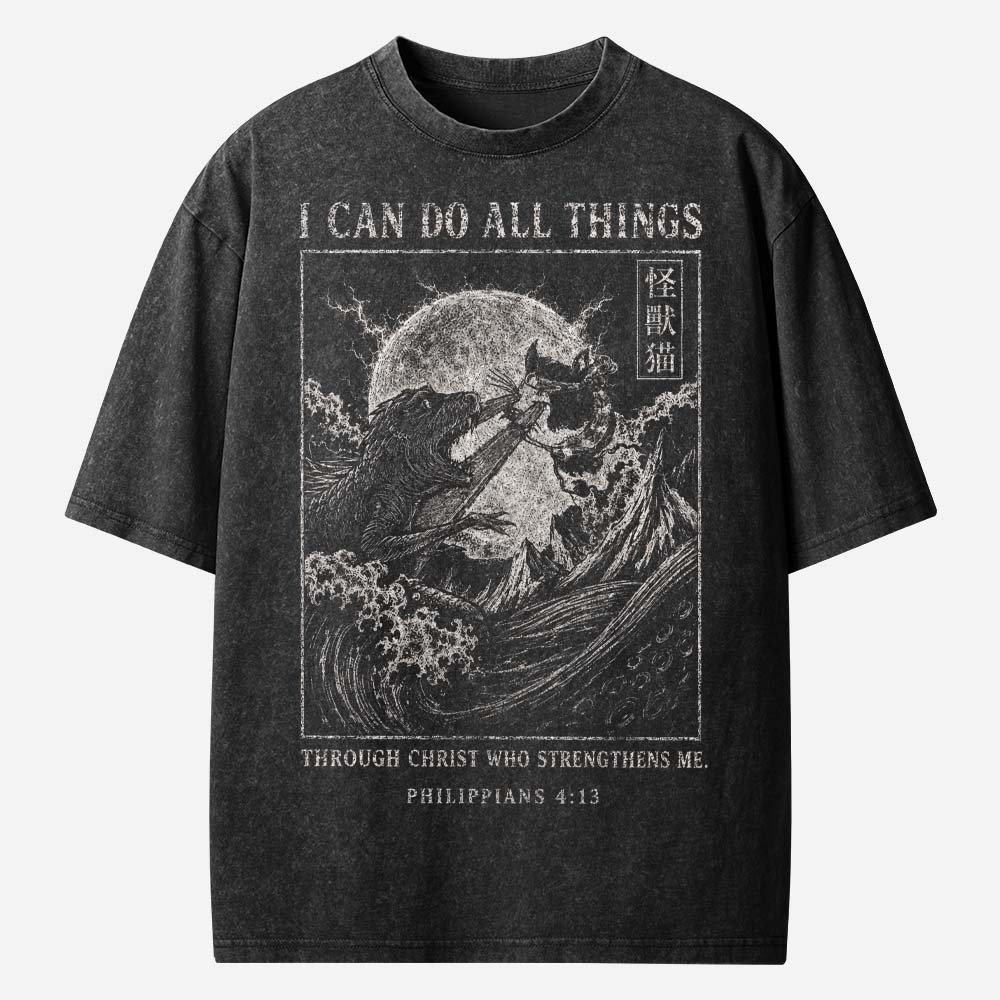 I Can Do All Things Vintage Washed T-Shirt