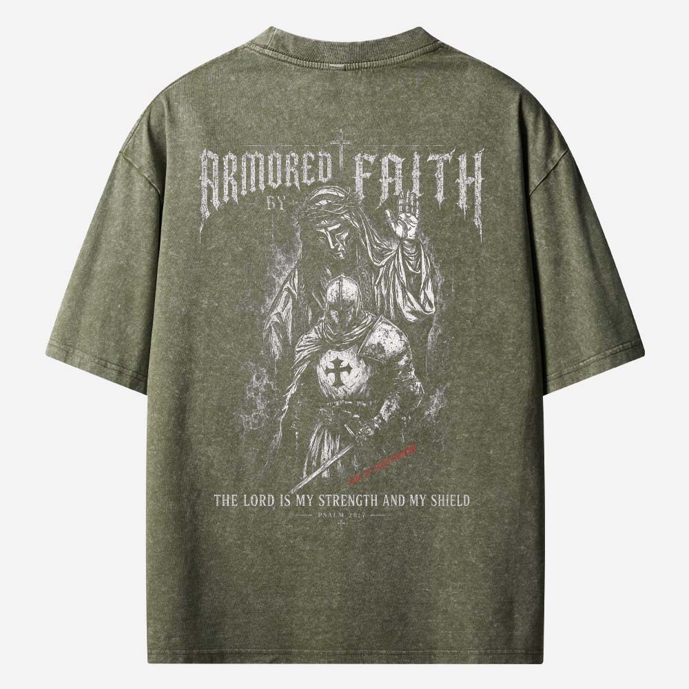 Shield Knight Vintage Washed T-Shirt