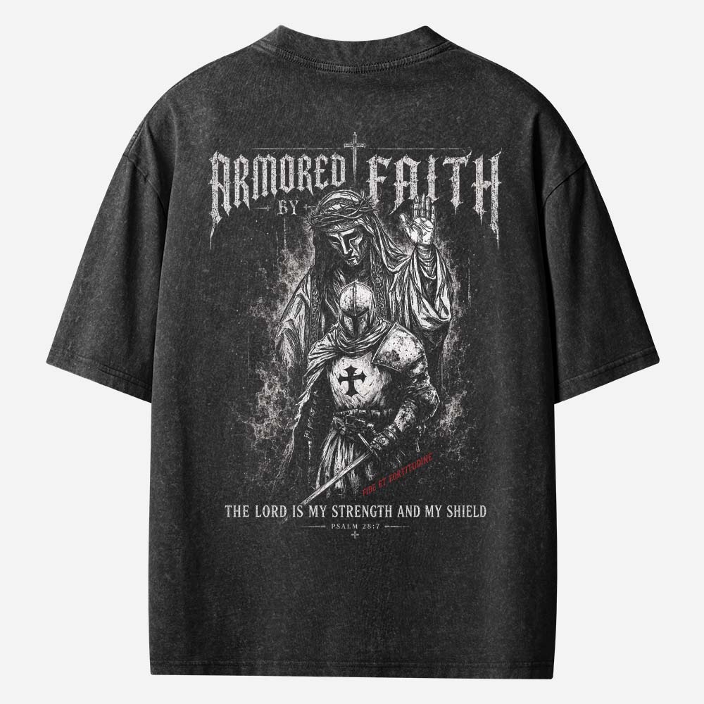 Shield Knight Vintage Washed T-Shirt