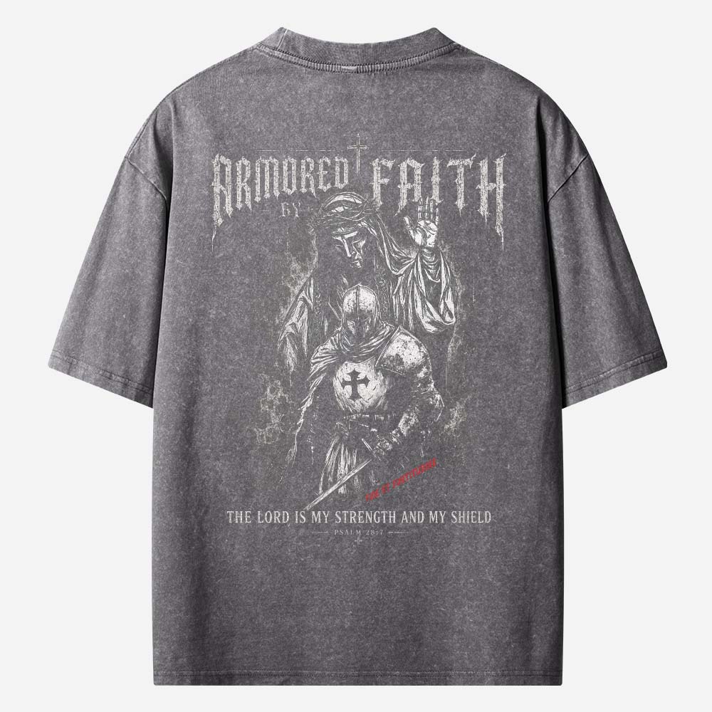 Shield Knight Vintage Washed T-Shirt