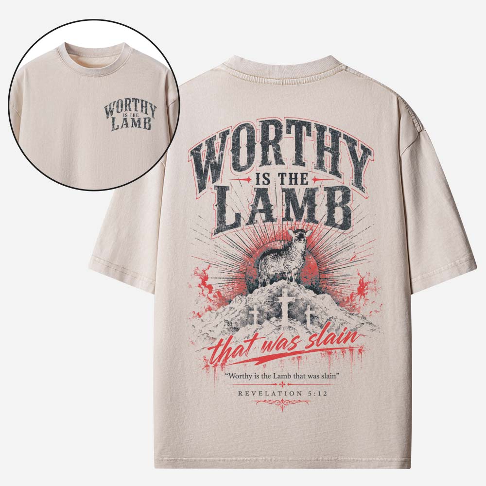 Lamb Crest Vintage Washed T-Shirt