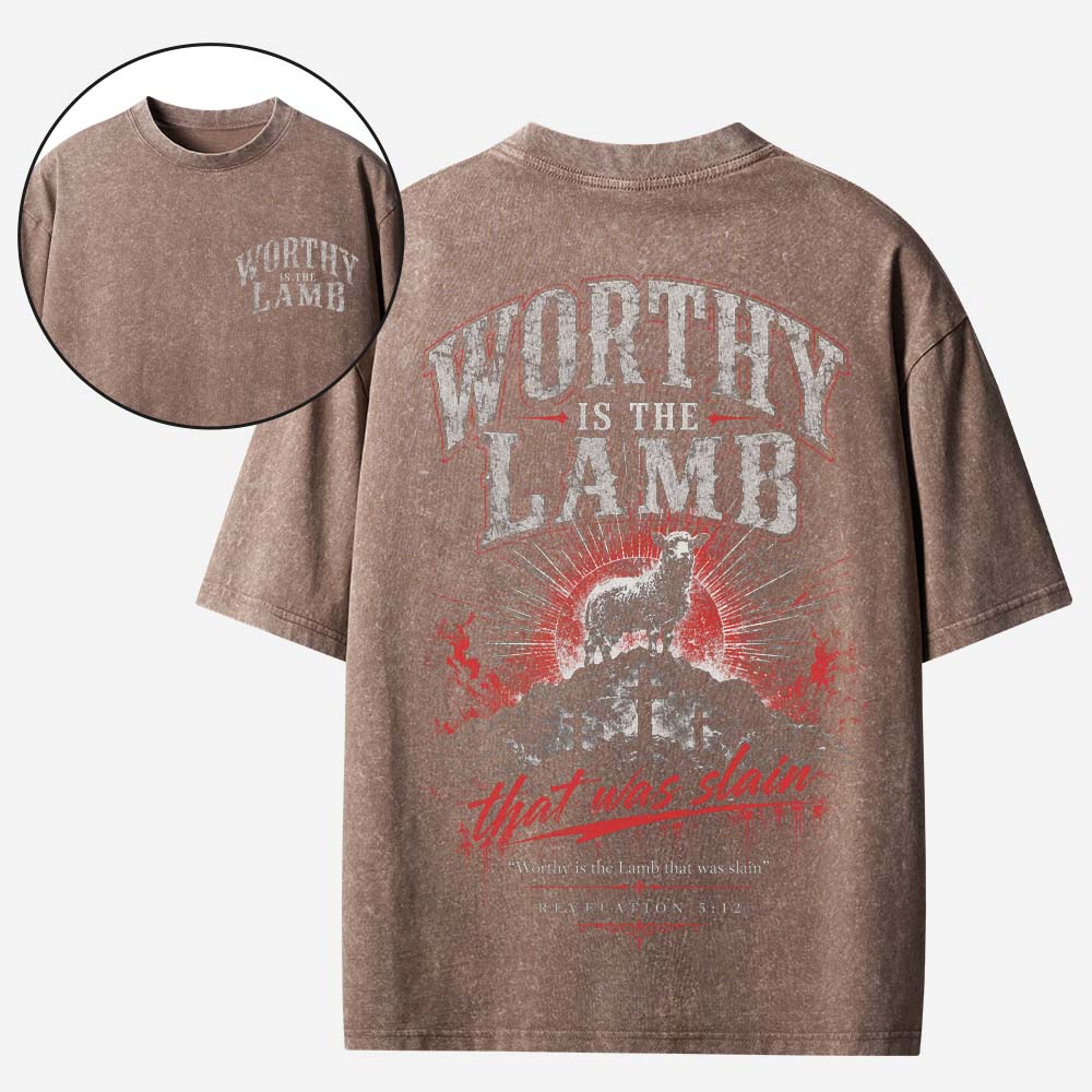 Lamb Crest Vintage Washed T-Shirt
