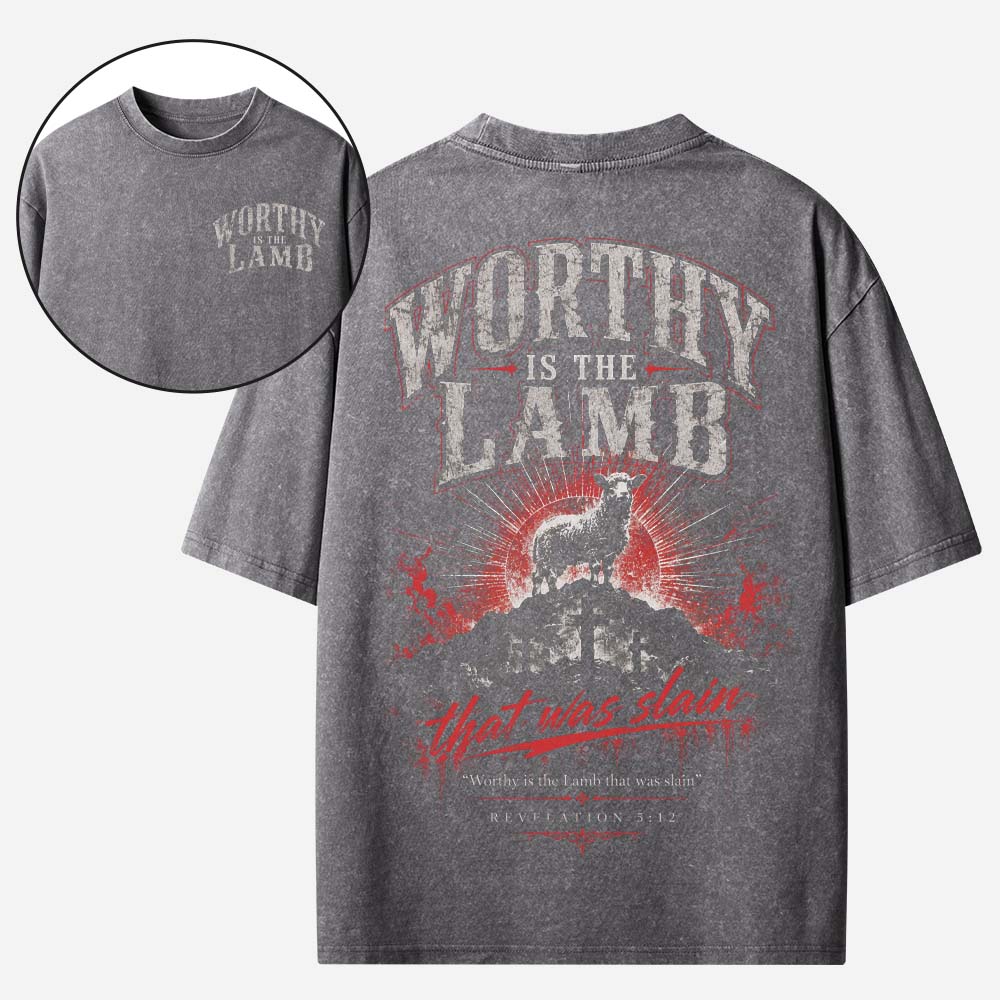Lamb Crest Vintage Washed T-Shirt
