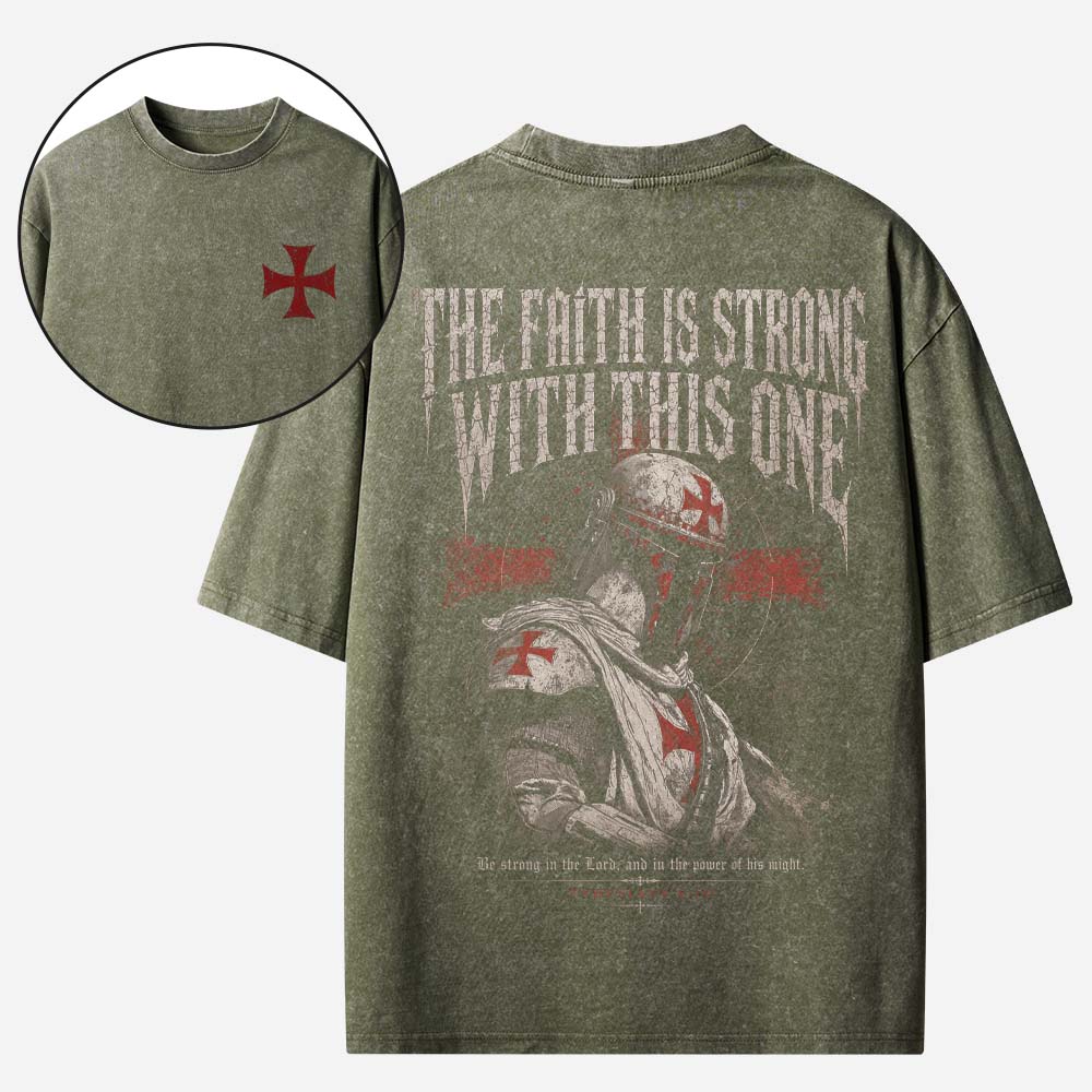 Shield Knight Vintage Washed T-Shirt