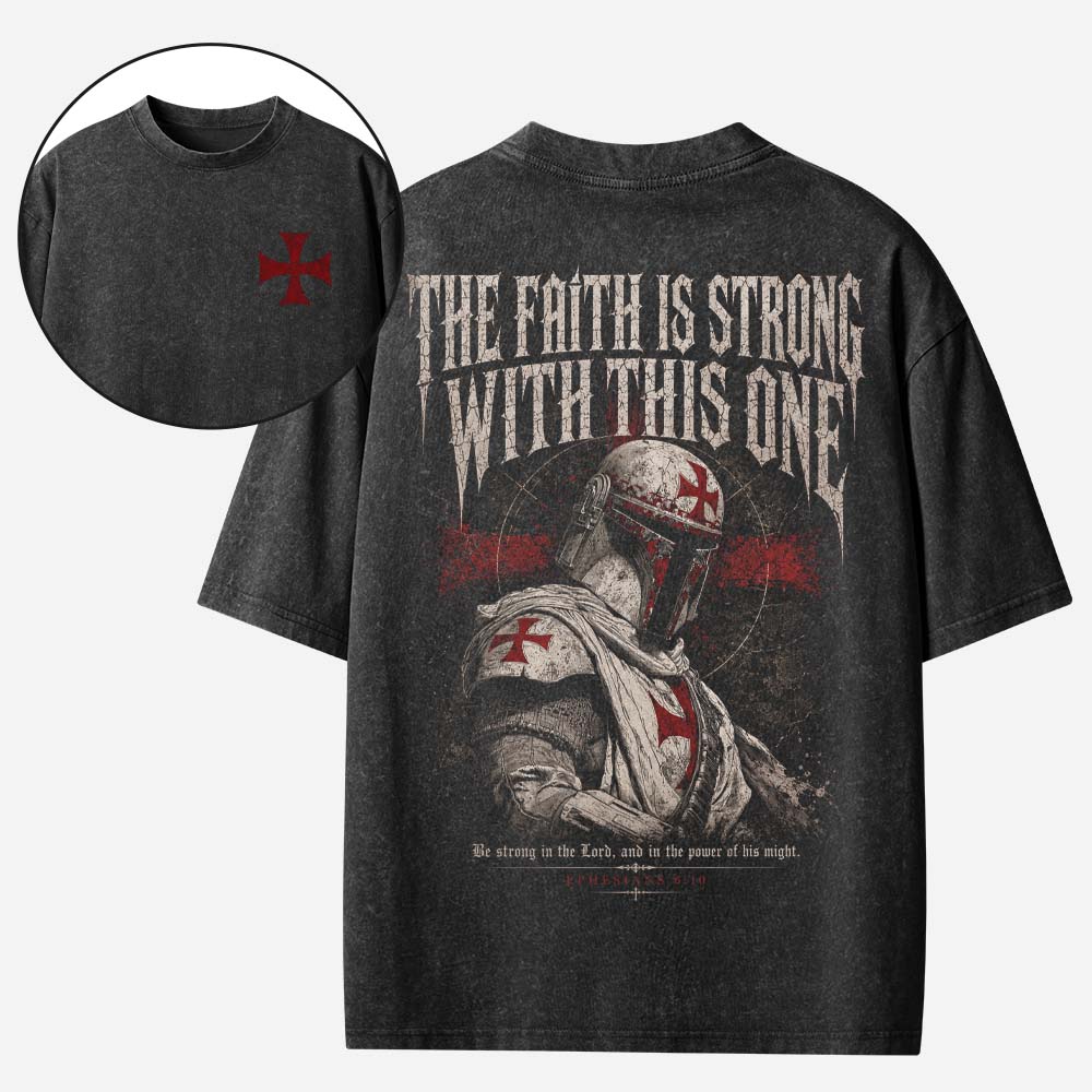 Shield Knight Vintage Washed T-Shirt