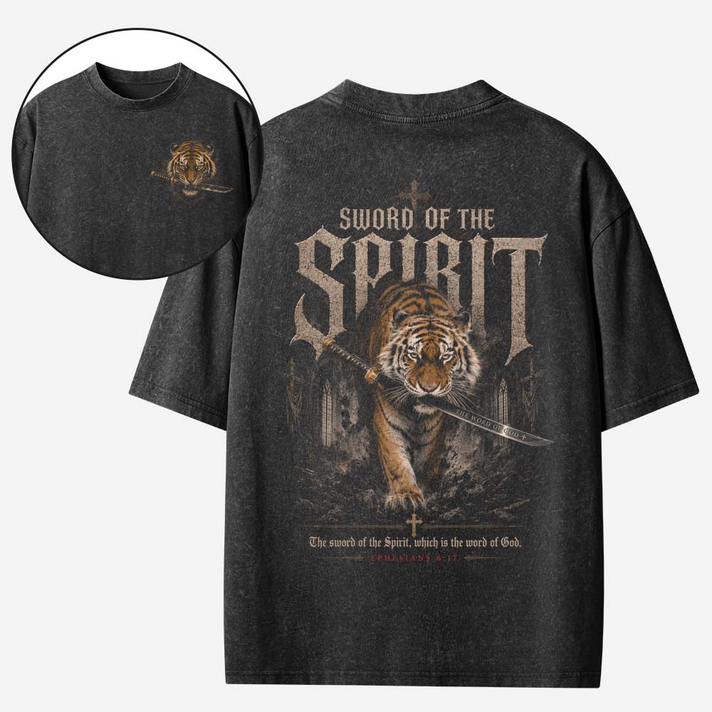 Tiger Sword Vintage Washed T-Shirt