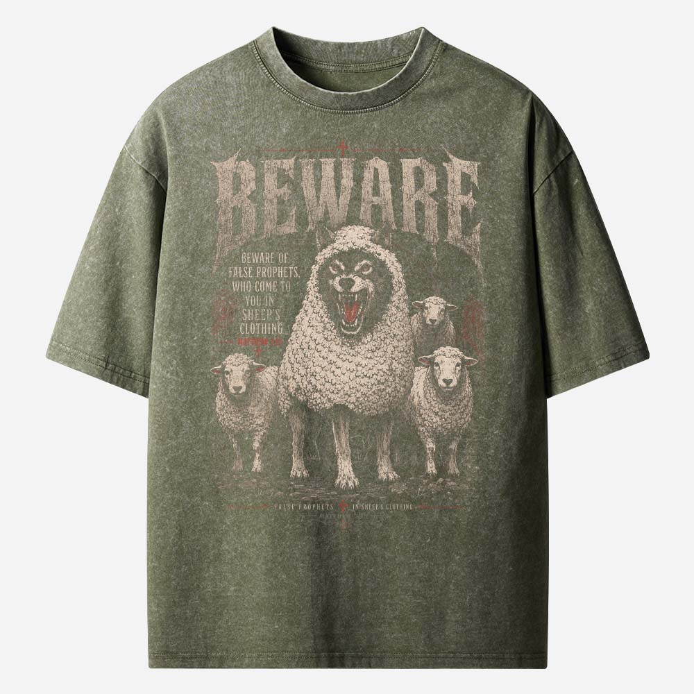 Hidden Wolf Vintage Washed T-Shirt