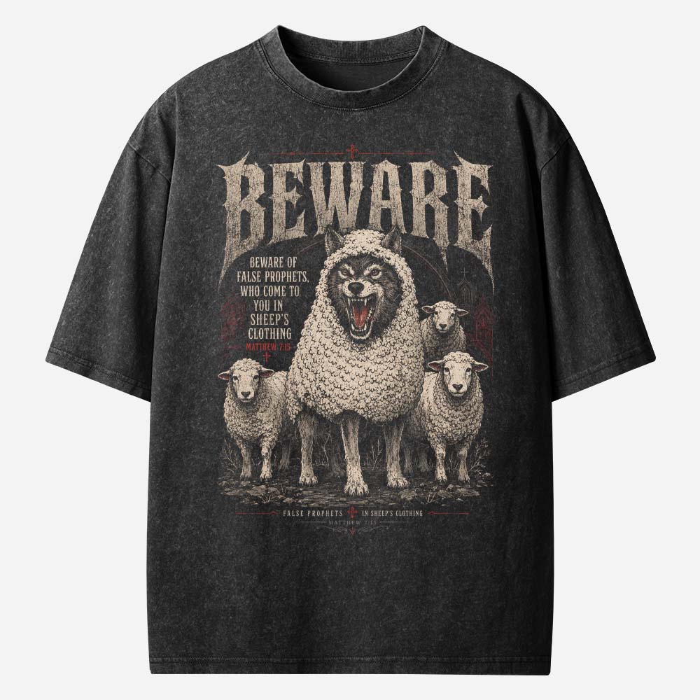 Hidden Wolf Vintage Washed T-Shirt
