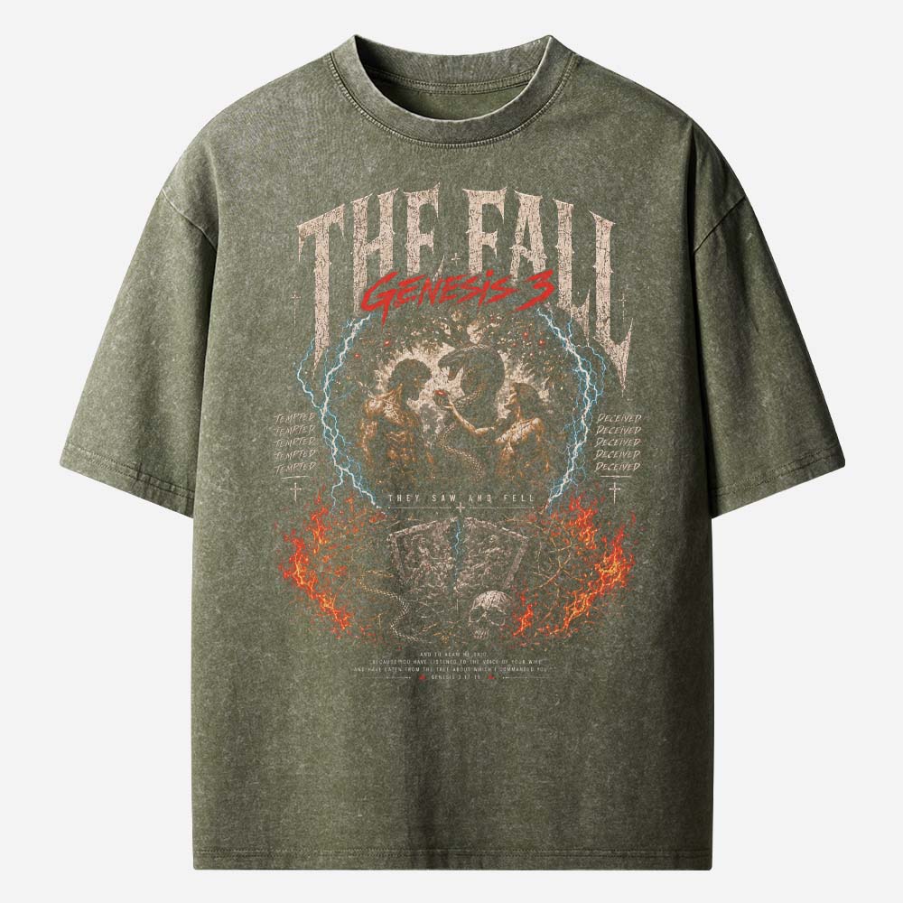 Fallen Temptation Vintage Washed T-Shirt