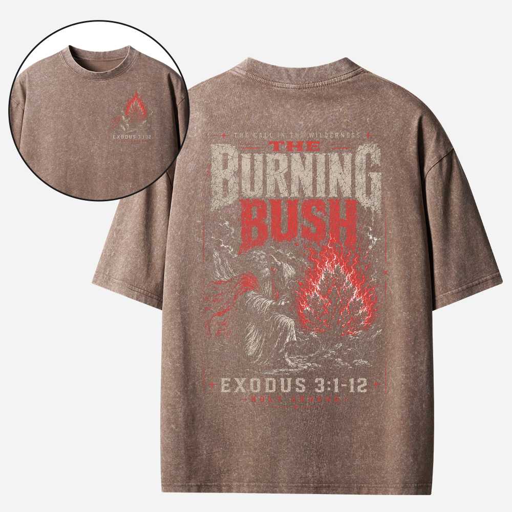 Burning Bush Vintage Washed T-Shirt