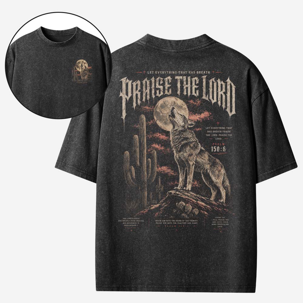 Desert Wolf Vintage Washed T-Shirt