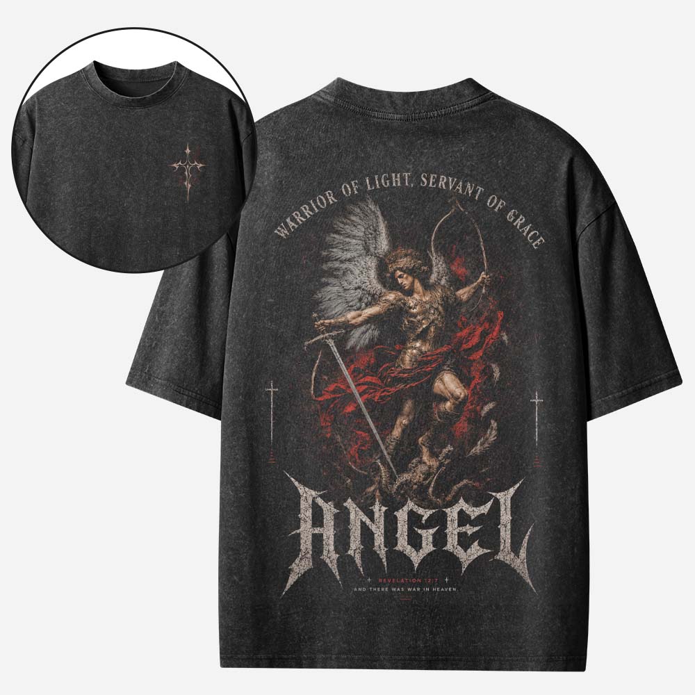 Angel Warrior Vintage Washed T-Shirt