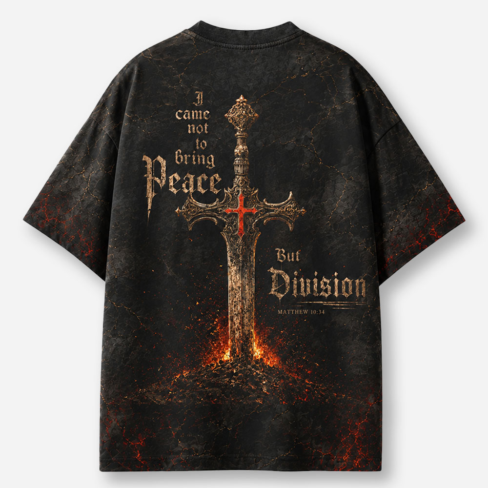 Division Sword Eco Oversized Graphic Tees · GRS Certified