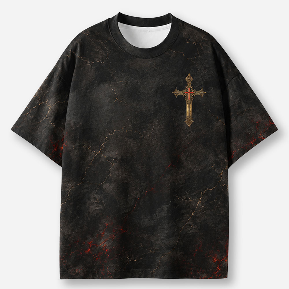 Division Sword Eco Oversized Graphic Tees · GRS Certified