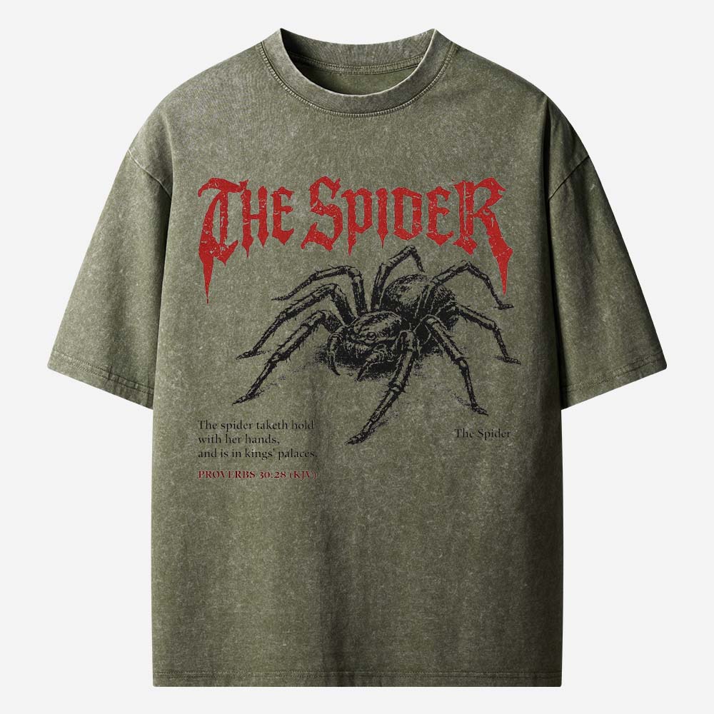 Spider Vintage Washed T-Shirt
