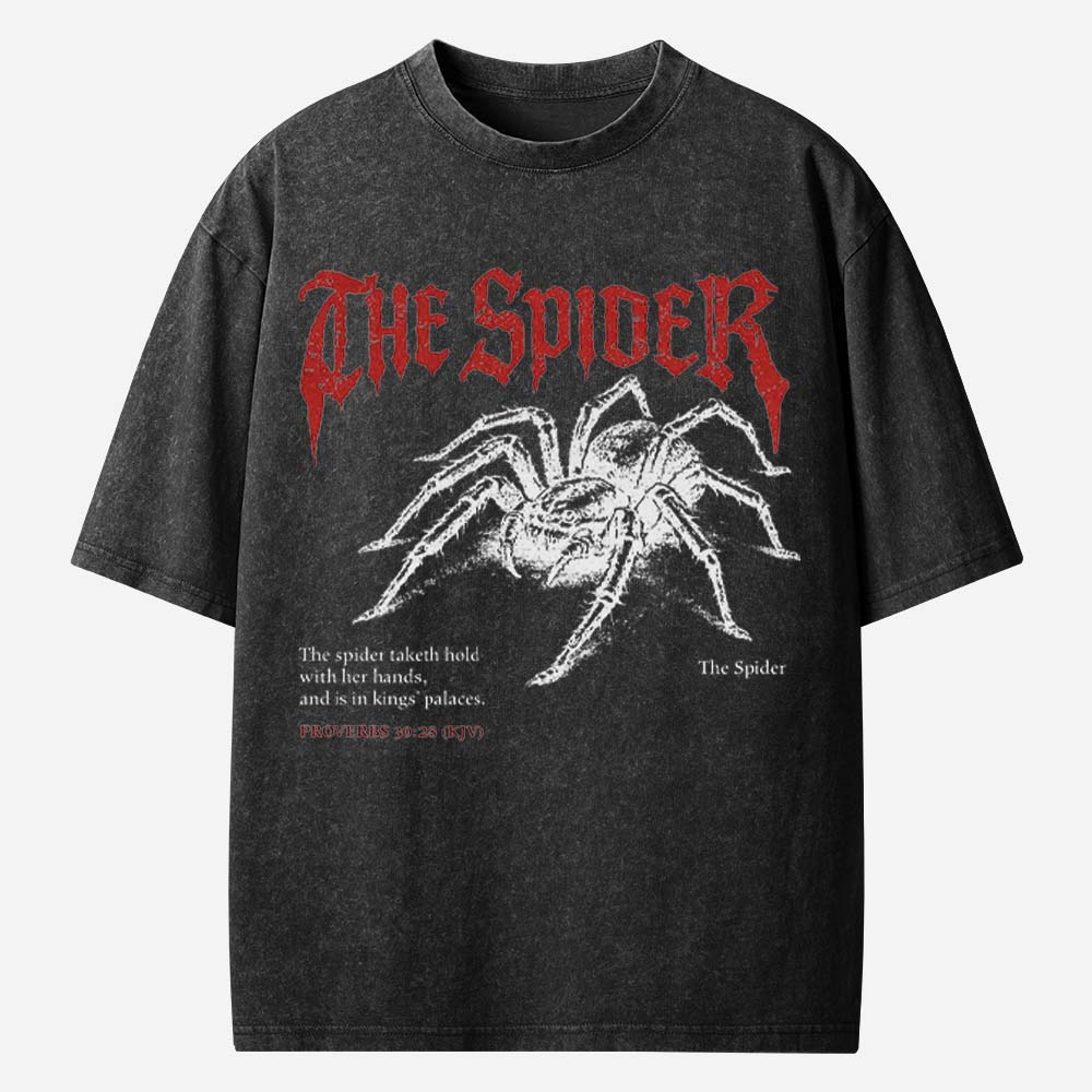 Spider Vintage Washed T-Shirt