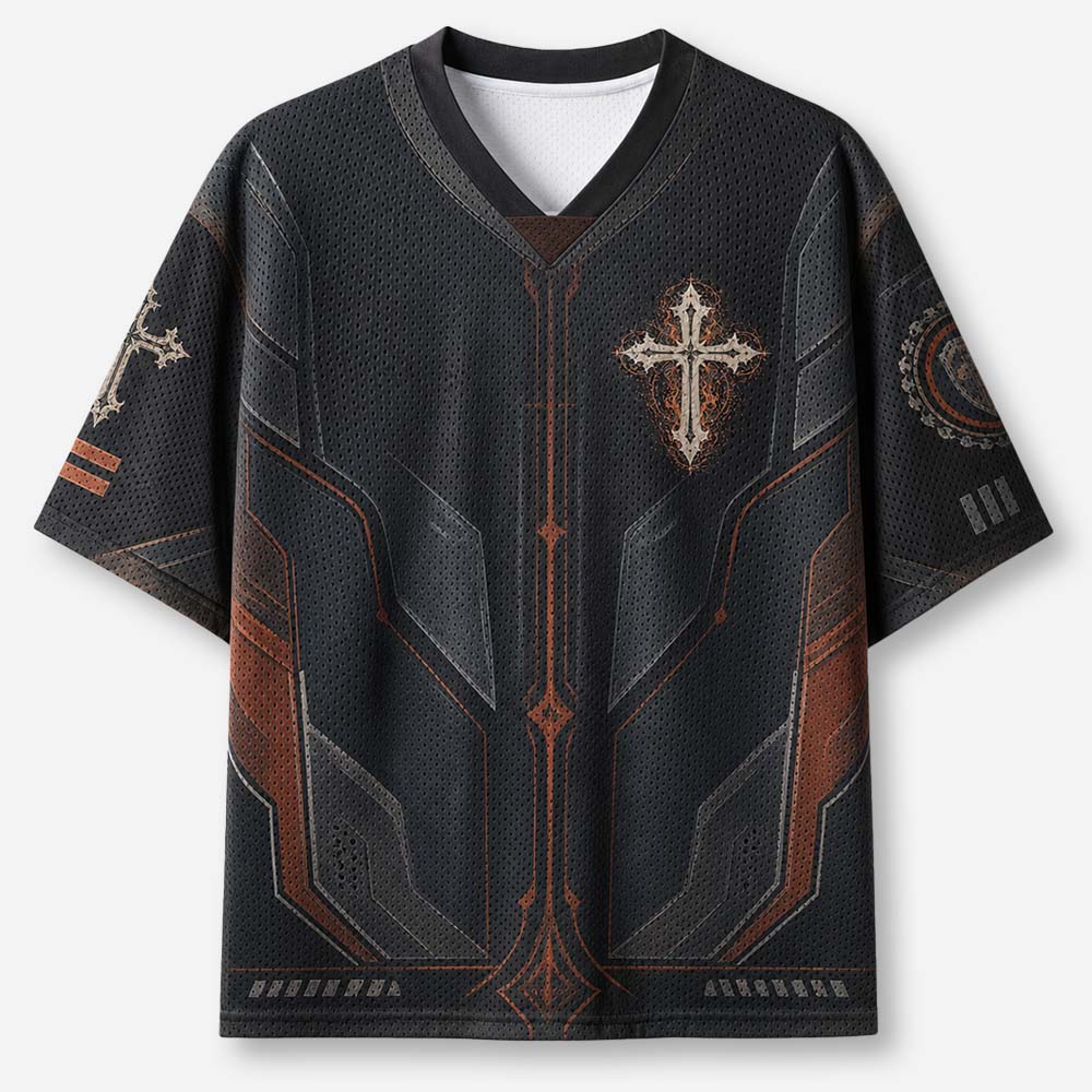 Kneeling Knight Graphic Mesh Jersey
