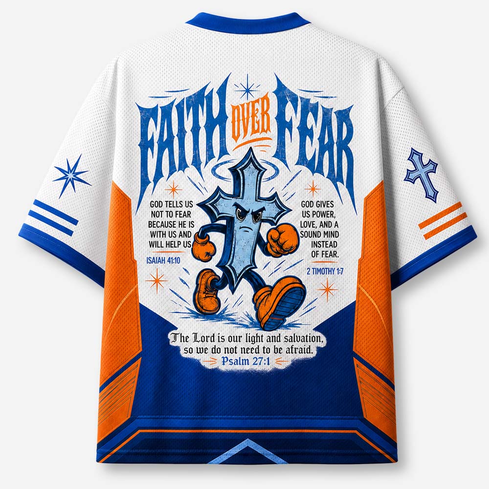 Fearless Step Graphic Mesh Jersey