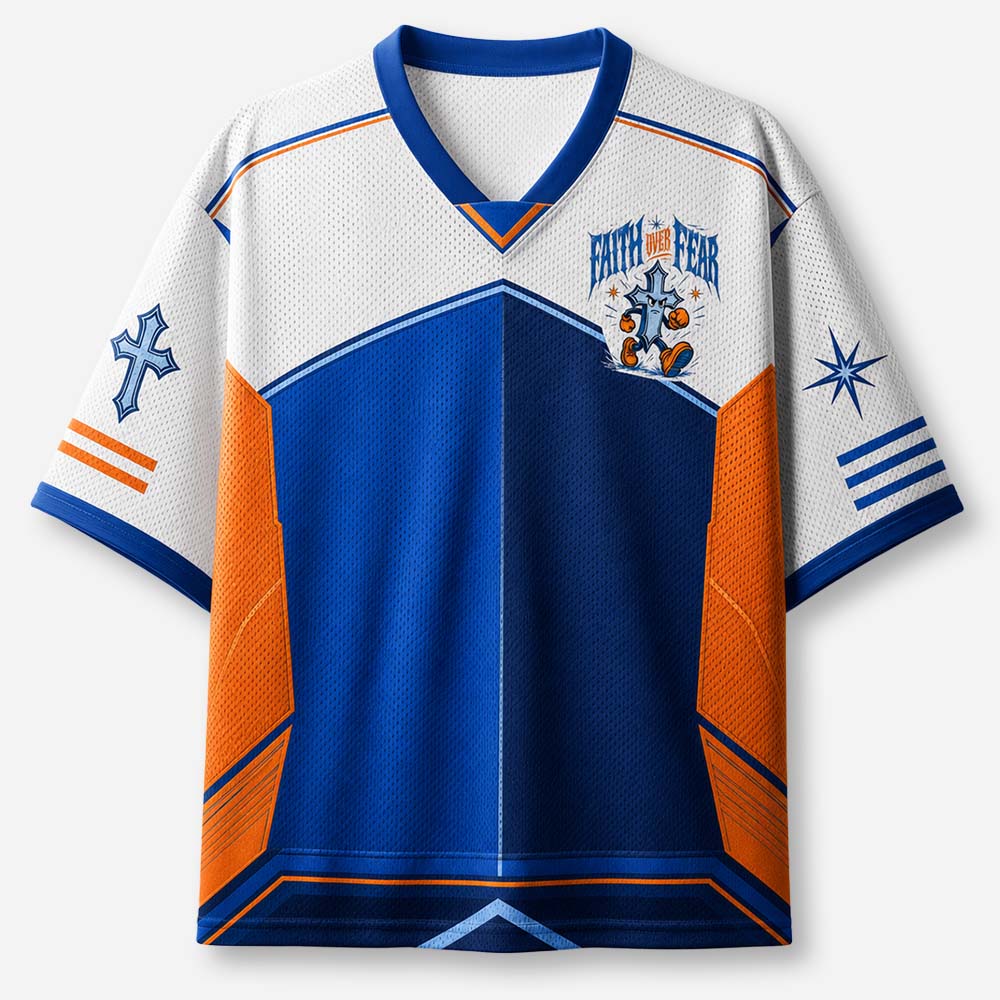 Fearless Step Graphic Mesh Jersey