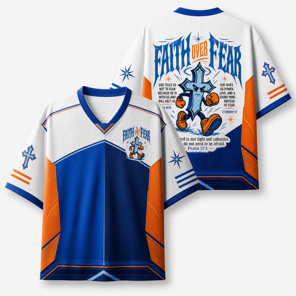 Fearless Step Graphic Mesh Jersey