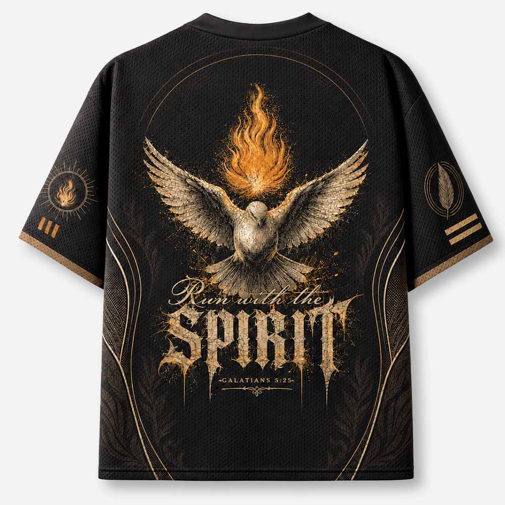 Flame Dove Graphic Mesh Jersey