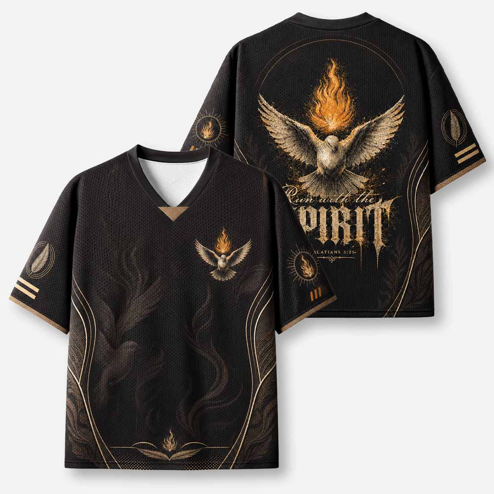 Flame Dove Graphic Mesh Jersey