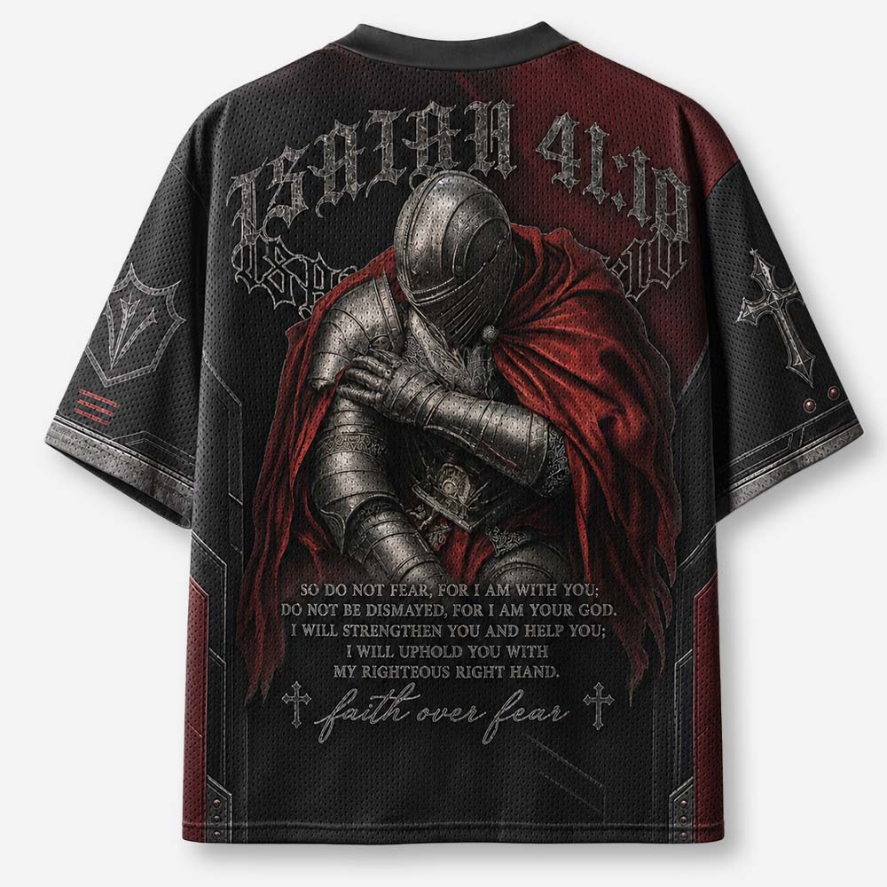 Red Cloak Graphic Mesh Jersey