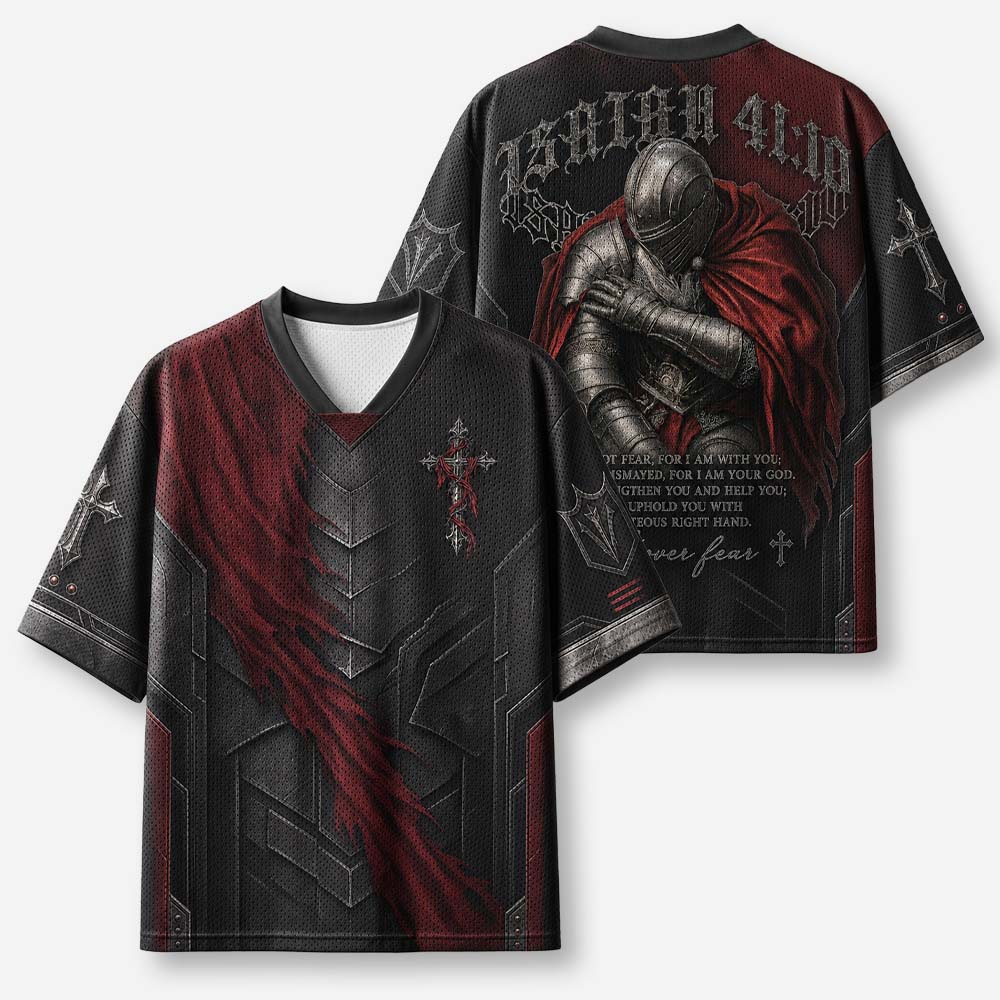 Red Cloak Graphic Mesh Jersey