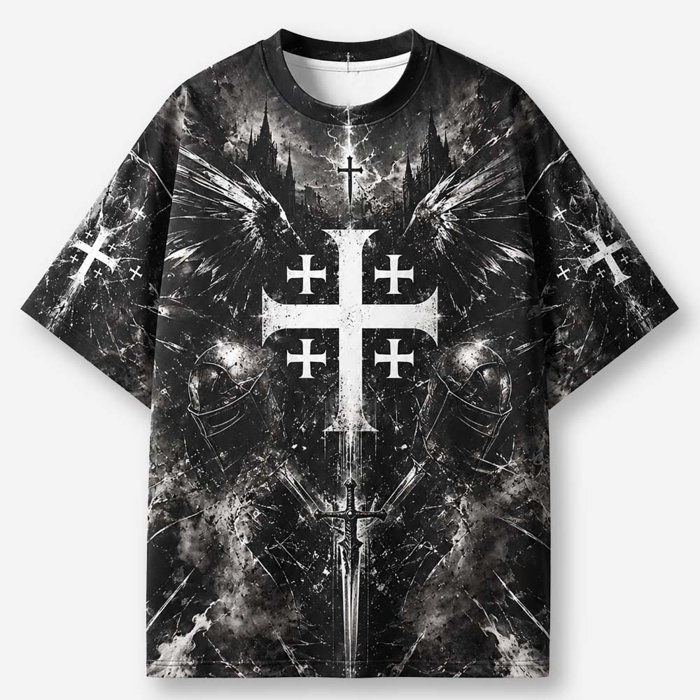 Winged Knight All-Over Print T-Shirt