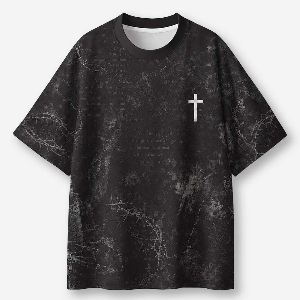 Fearless Skull Eco Oversized Graphic Tees · GRS Certified