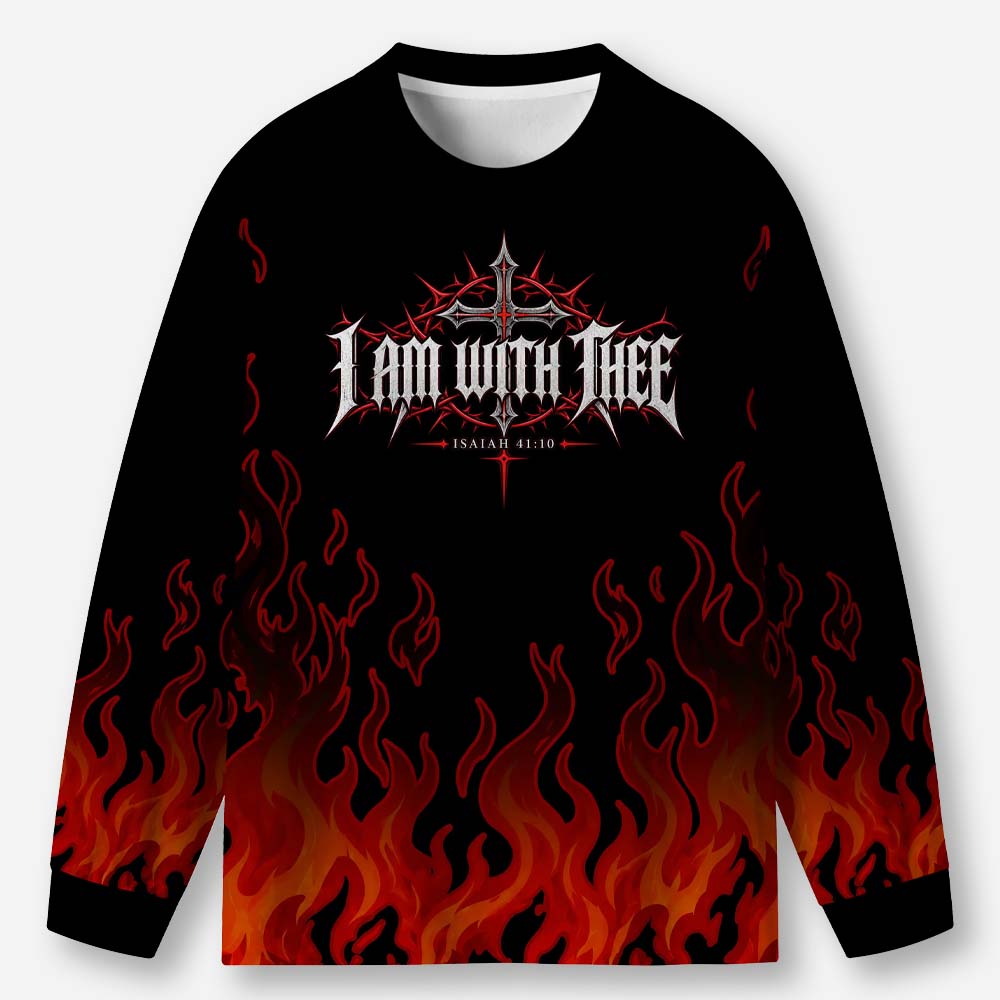 Inferno Sentinel Eco Oversized Long-Sleeve Graphic Tees · GRS Certified