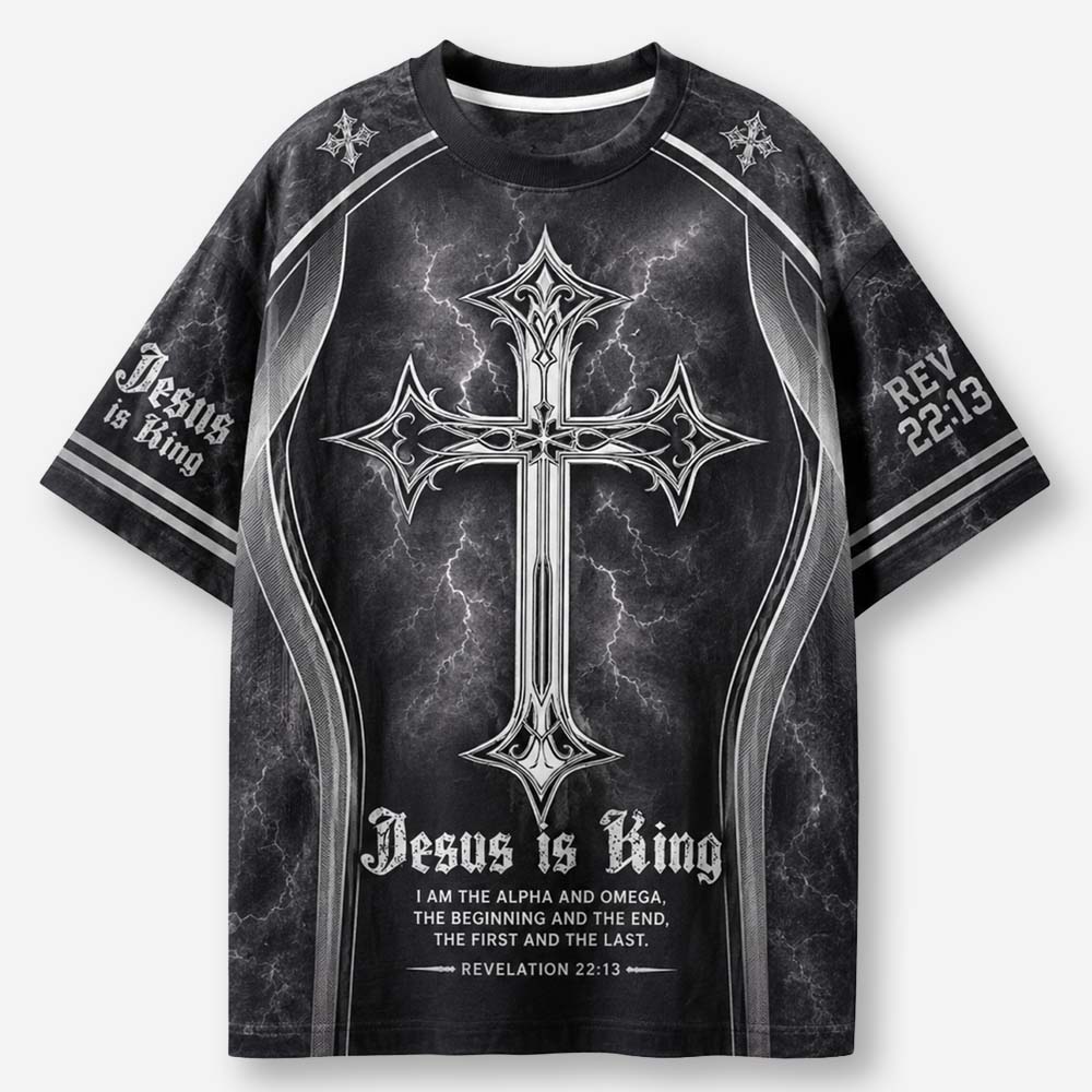 Crown Statement All-Over Print T-Shirt