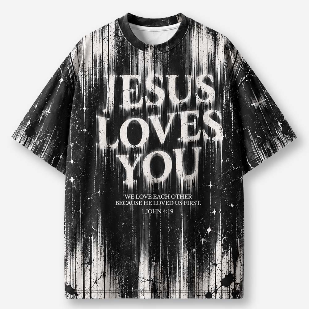 Love Statement Eco Oversized Graphic Tees · GRS Certified