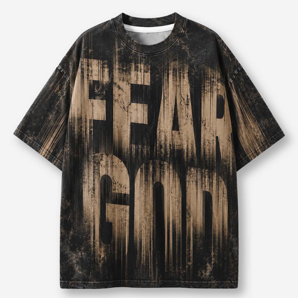 Fearless Statement Eco Oversized Graphic Tees · GRS Certified