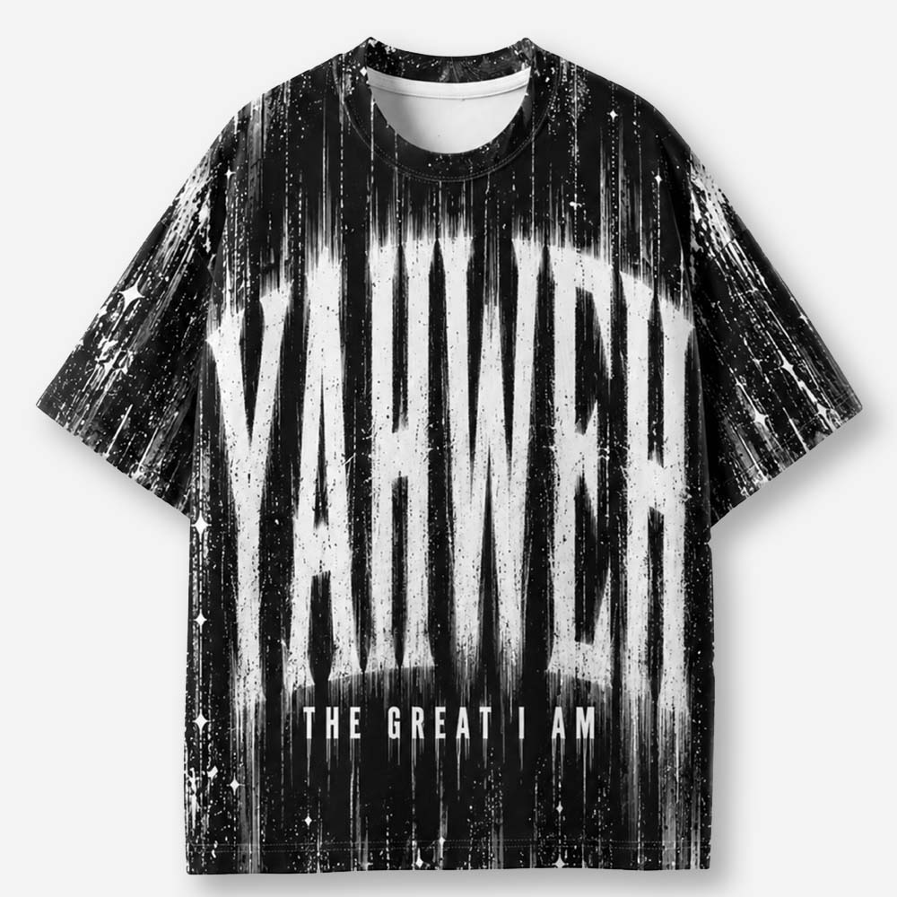 Great I Am Eco Oversized Graphic Tees · GRS Certified