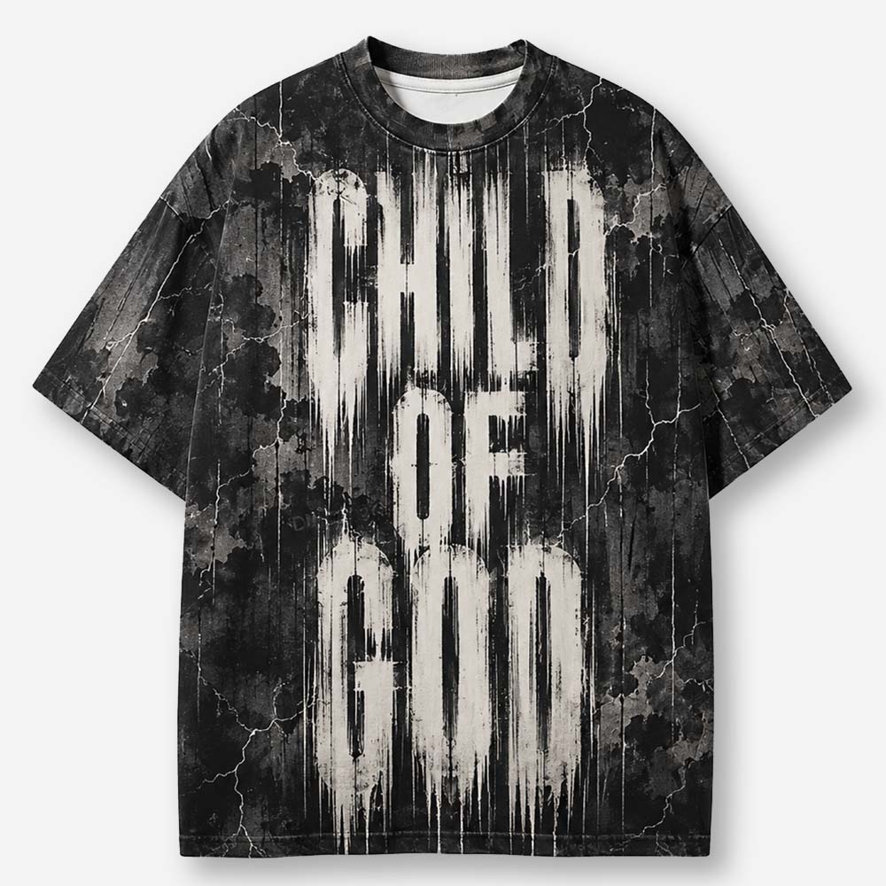 Child Identity Eco Oversized Graphic Tees · GRS Certified