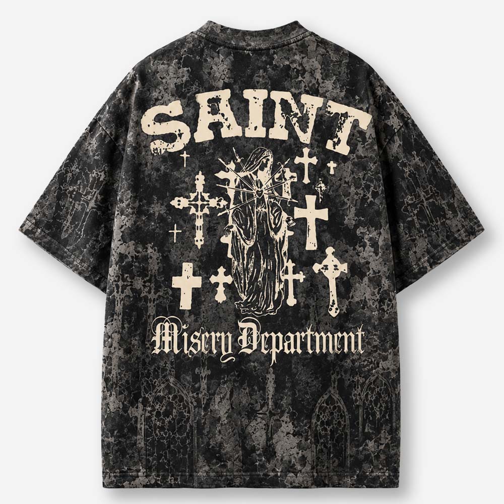 Gothic Statue Eco Oversized Graphic Tees · GRS Certified