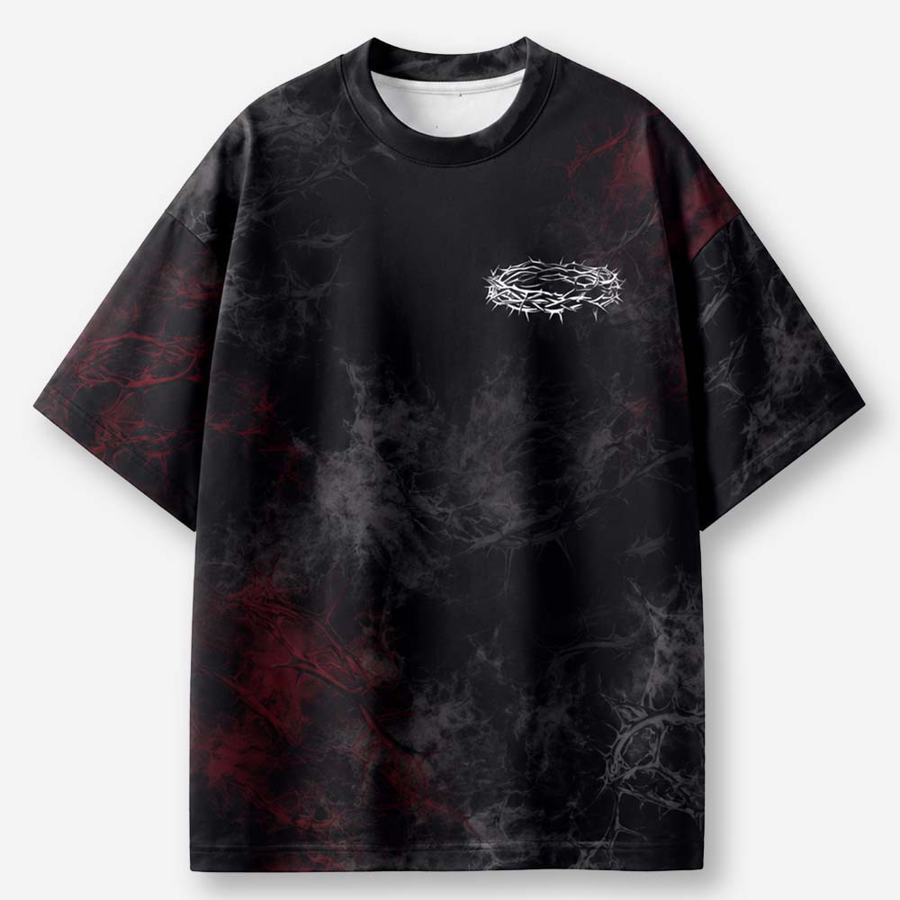 Burden Bearer Eco Oversized Graphic Tees · GRS Certified