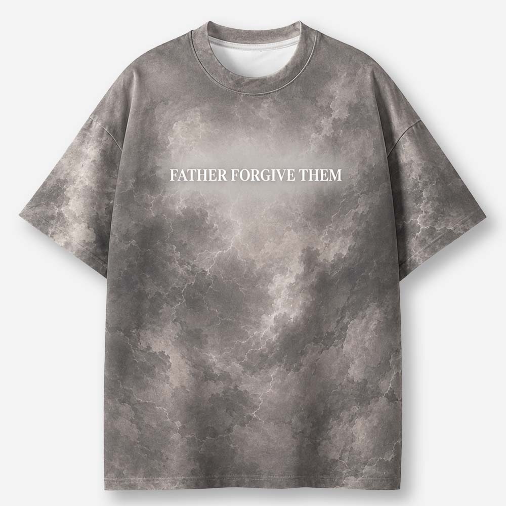 Forgiveness Eco Oversized Graphic Tees · GRS Certified