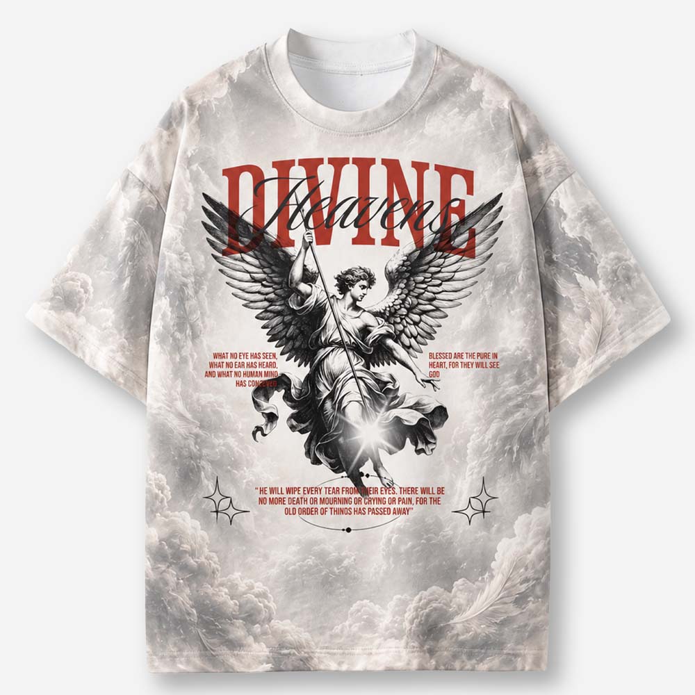 Angel Eco Oversized Graphic Tees · GRS Certified