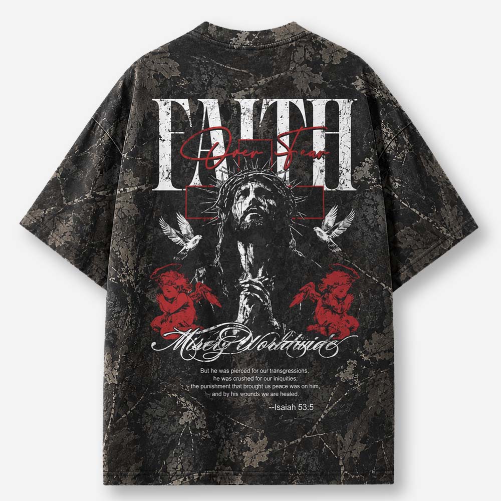 Overcome Eco Oversized Graphic Tees · GRS Certified