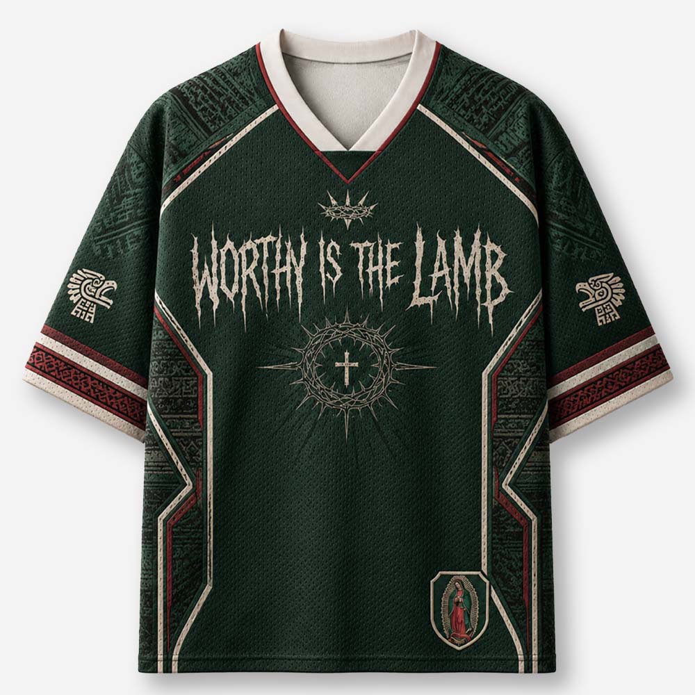 Lamb Worthy Graphic Mesh Jersey