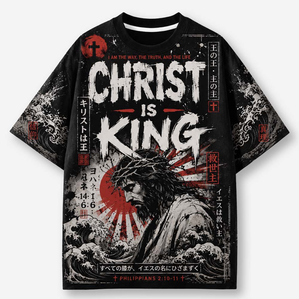 Crown Statement Eco Oversized Graphic Tees · GRS Certified