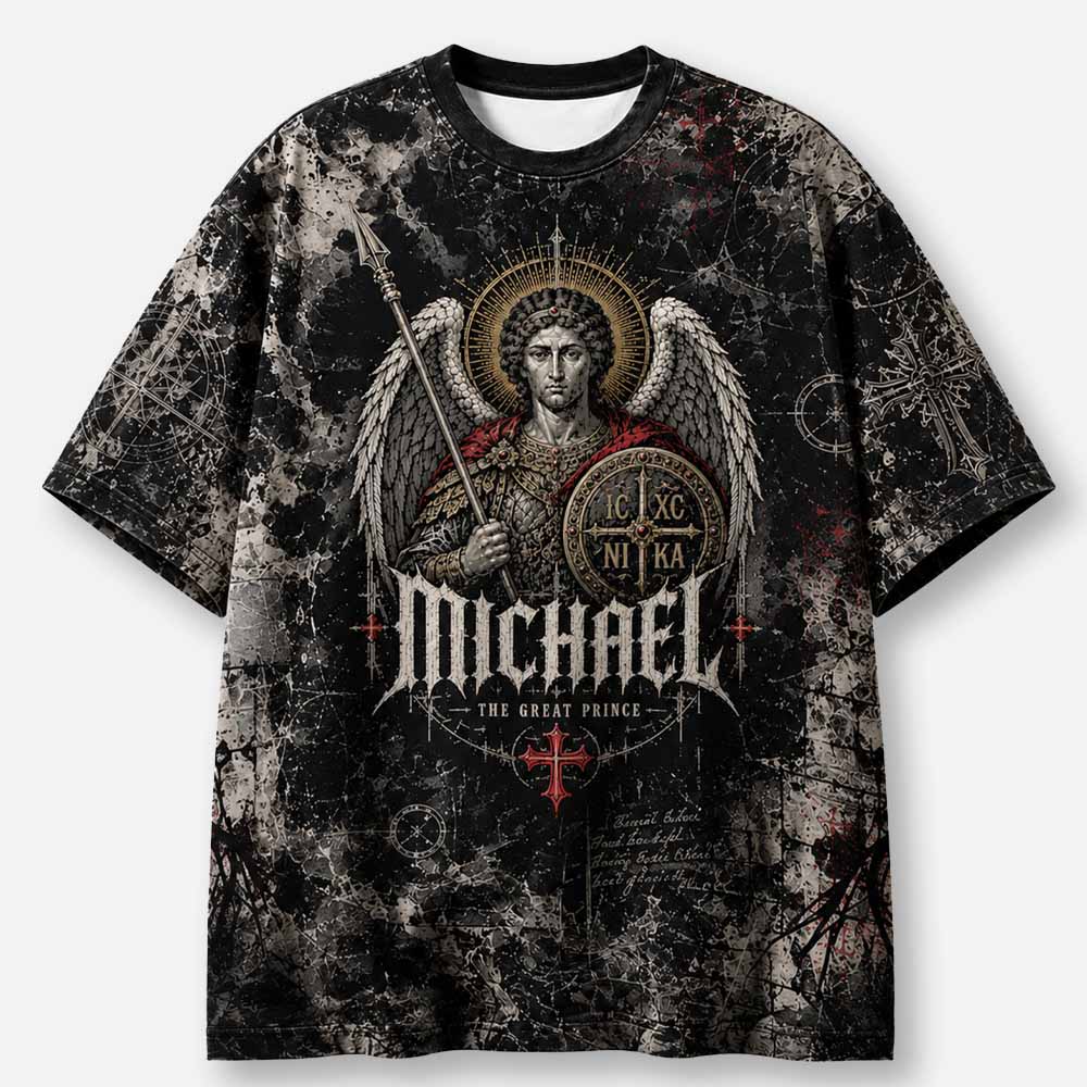 Angel Graphic Eco Oversized Graphic Tees · GRS Certified