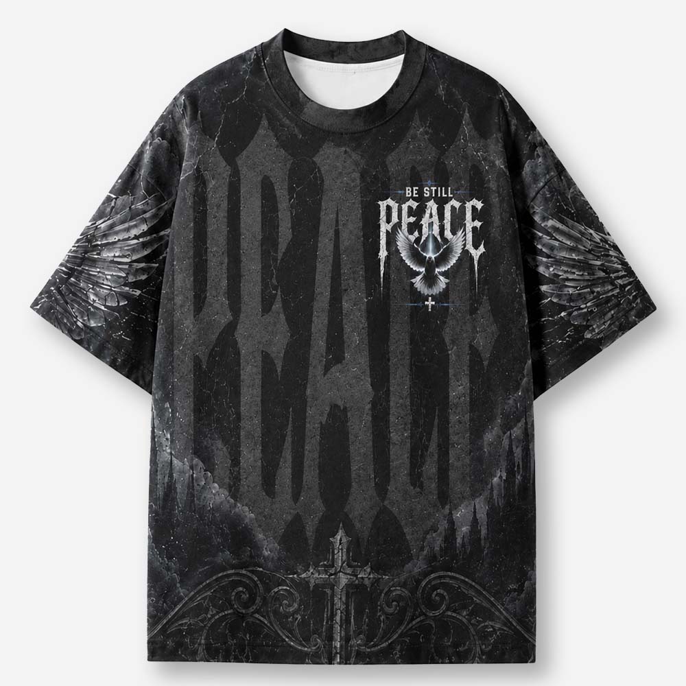 Peace Dove Eco Oversized Graphic Tees · GRS Certified