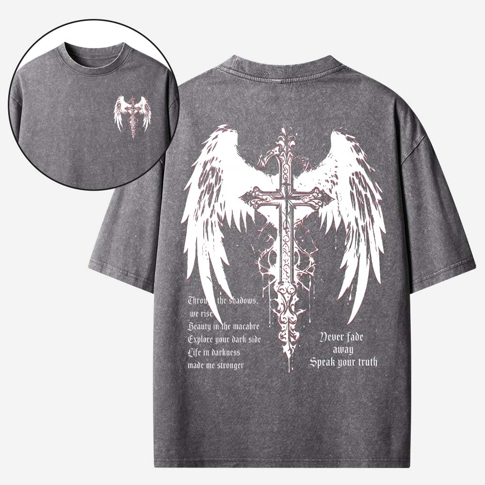 Winged Emblem Vintage Washed T-Shirt