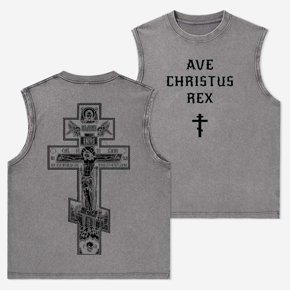 Ornate Relic Vintage Washed Tank Top