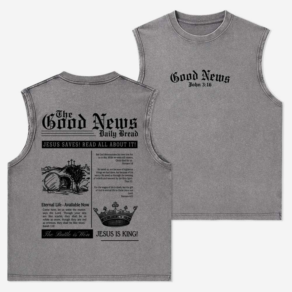 The Good News Vintage Washed Tank Top