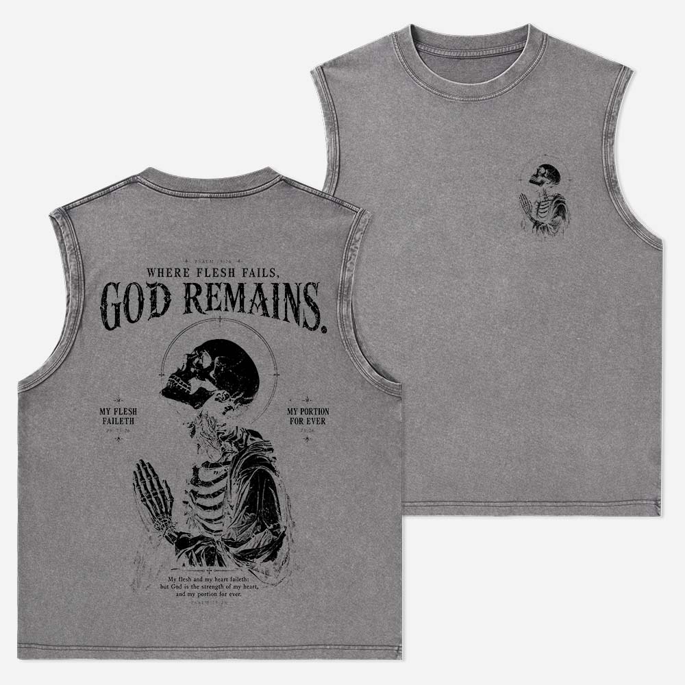 Mortal Remains Vintage Washed Tank Top